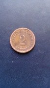 2 Pfenninge 1874 A Niemcy - RZADKA