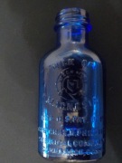 Phillips szkło kobaltowe buteleczka mleczko magnez