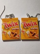 Kolczyki Twix batoniki 