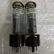 EL 34  - EDICRON   -  H5HH5  -  2   sztuki - para