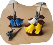 żołnierzyki PRL - rycerze konni 1:32