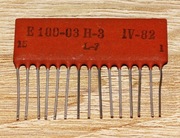 Układ scalony hybrydowy E 100-03 H-3 wtórnik, bramka NOR UNITRA TELPOD