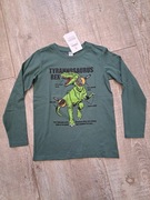 T-shirt chłopięcy dł rękaw, Tyrannosaurus Rex - rozm 128