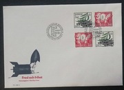 Szwecja FDC 1407-1408 Pokój i wolność