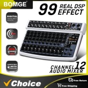 Mikser audio BOMGE BMG-12F 12 kanałów DSP Bluetooth USB