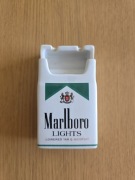 Ceramiczna popielniczka retro Marlboro Lights vintage paczka PRL lat 80/90