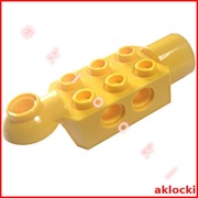 LEGO Technic 47454 KLOCEK 2x3 otwory przegub kulowy gniazdo obrotowe żółty