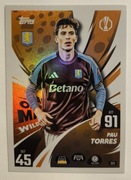 Match Attax 2025/2026 PAU TORRES  nr.321. MAN OF THE MATCH 