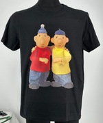 T-shirt czarny z nadrukiem 