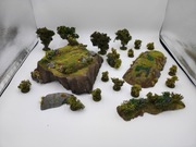 Zestaw terenów do gier bitewnych 28mm - LoTR, Bolt Action etc.