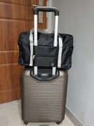 Torba podręczna na walizkę czarna
