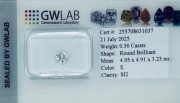 Brylant-Diament nowy 0,50 ct
