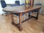 Stół dębowy owalny