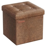 Pufa do przechowywania brązowy 