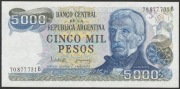 Argentyna 5000 pesos 1977/83 - generał San Martin - stan bankowy UNC