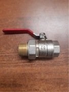 Zawór kulowy 1'' W/Z PN40 TRINNITY rączka red TRGKULWZR025