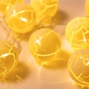 Dekoracyjne Kule LED (10 szt.) – Ciepłe Światło 