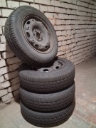 FELGI 14 STALOWE SKODA FABIA I + opony Dębica Passio.