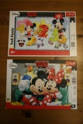 2x Puzzle ramkowe Myszka Miki Trefl 31237 31241