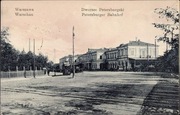 WARSZAWA Dworzec Petersburski tramwaj