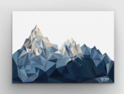 Plakat z górami Wild A3