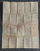 mapa działań bojowych oddziałów Armii Ludowej w 1944-1945