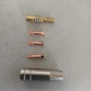 Dysza do spawarki migomatu 1,0 mm + osłony zestaw