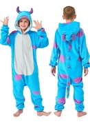 Zimowy kombinezon z kapturem Piżama zapinana na zamek Śpiwór Kombinezon 