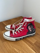 Oryginalne trampki Converse AC/DC Lock Up Your Daughters czerwone rozm. 39
