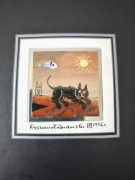 Miniatura malowana na szkle z 1996 roku Ryszard Tobiański 