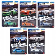 HOT WHEELS Silver Series FAST & FURIOUS Brian O'Conner zestaw 5 aut