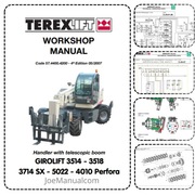 TEREX GIROLIFT 3514, 3518, 3714SX, 5022, 4010 Perfora Workshop Manual