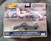 Hot wheels team transport Porsche 356 Speedster VW T1 Pickup no.1