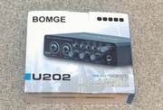 Interfejs audio Bomge U202, nagrywanie 32bit/192kHz, 48V, XLR/TSR/TS