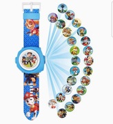 ZEGAREK DZIECIĘCY Z PROJEKTOREM PSI PATROL 24 PROJ