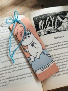 Drewniana zakładka do książki z Muminkiem Muminek Muminki prezent 