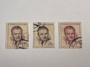Kolekcja znaczków pocztowych Czechosłowacja - 1930 i 1948 Znane osobistości