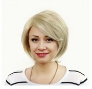 Peruka jasny blond bob 