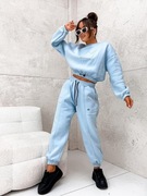 KOMPLET DRESOWY OCIEPLANY KORONA BLUZA PLUS SPODNIE 