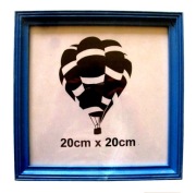 ramka kwadrat 20 x 20 cm niebieska