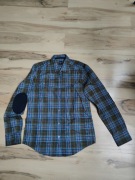 Hugo Boss Slim Fit M męska koszula kratka łaty