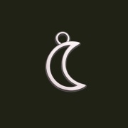 Brelok do Kluczy Srebrny Księżyc