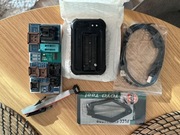 Programator XGECU T48 TL866II + adaptery + klips + szczypce