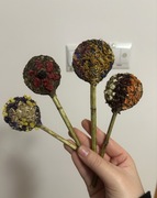 Smaczki dla królika świnki morskiej lizaki 4 sztuki 