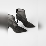 ZARA rozm. 35 LUKSUSOWE BOTKI SZPILKA NOWE 