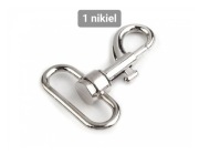 Karabińczyk metalowy obrotowy 32mm 2 szt