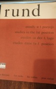 Zdenko Karol Rund, Etiudy w I pozycji na skrzypce. PWM 1979 wydanie I