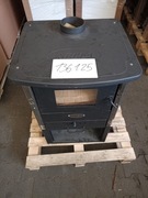 Piec kominek koza stalowy szamotowy nowoczesny MODENA 9 kW