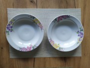 Głębokie talerze porcelana Wawel Wałbrzych vintage PRL.