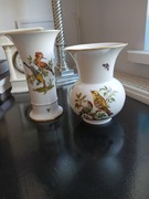 Dwa wazony Kaiser seria Tiergarten z ptakami 